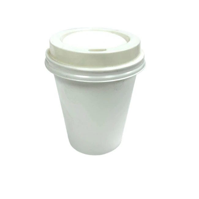 Golden Maple – White Dome  Lid for 4oz Paper Cup – 1000ct/CS