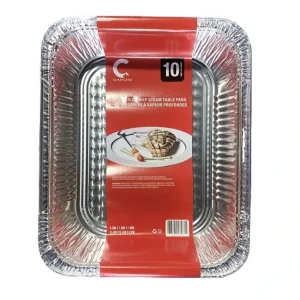 Chartland – Foil Half Size Deep – Aluminium Steam Pan – Little Packing – 10X10 ct/CS