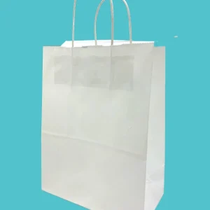 Golden Maple – (Super Strong)  Paper Bags with Twisted Handles -White – 13X7X17 – 200ct/CS