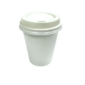 Golden Maple – White Dome  Lid for 4oz Paper Cup – 1000ct/CS