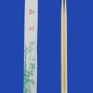 Golden Maple – Bamboo Chopsticks – Touch – Wrapped – 1000ct/Cs